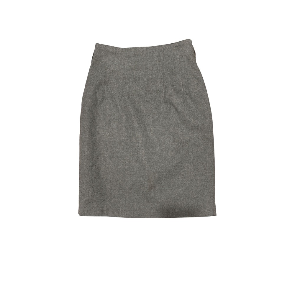 Maggie Lawrence Collection Women's Gray Skirt Size 10 Pencil Knee Length Work
